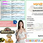AKSARA4D JACKPOT PRAGMATIC LIVE GAME “Roulette Azure” Rp20.000.000,- LUNAS