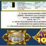 SHIO88 JACKPOT PRAGMATIC SLOT “Gates of Olympus 1000” Rp 40.200.000,- LUNAS