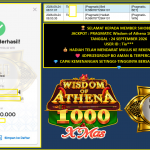 SHIO88 JACKPOT PRAGMATIC SLOT “Wisdom of Athena 1000 Xmas” Rp 17.550.000,- LUNAS