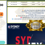SHIO88 JACKPOT SYDNEY LOTTO “9661”‎‏‏‎‎ Rp34.000.000,- LUNAS