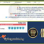 SHIO88 JACKPOT SYDNEY POOLS “9267”‎‏‏‎‎ Rp12.000.000,- LUNAS