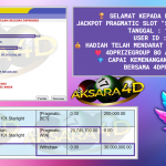 AKSARA4D PRAGMATIC SLOT “Starlight Princess 1000” Rp30.000.000,- LUNAS