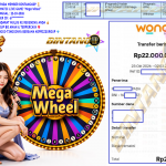 BINTANG4DP JACKPOT PRAGMATIC LIVE GAME “Mega Wheel” ‎‏‏‎Rp 22.000.000,- LUNAS