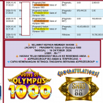 SHIO88 JACKPOT PRAGMATIC “Gates of Olympus 1000″‎‏‏‎‎ Rp16.750.000,- LUNAS