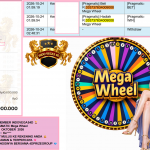 INDOVEGAS4D JACKPOT PRAGMATIC “Mega Wheel”‎‏‏‎‎ Rp10.000.000,- LUNAS