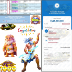AKSARA4D JACKPOT PRAGMATIC SLOT ”Gates of Olympus 1000” Rp25.900.000,- LUNAS