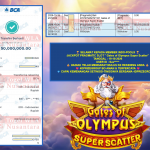 INDO-POOLS JACKPOT PRAGMATIC SLOT  ”Gates of Olympus Super Scatter” Rp50.000.000,- LUNAS