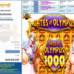 INDOVEGAS4D JACKPOT PRAGMATIC “Gates of Olympus 1000” Rp.73.000.000,-LUNAS