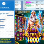 4DPRIZEWLATOTO JACKPOT PRAGMATIC “Gates of Olympus 1000 ” Rp.13.600.000,-LUNAS
